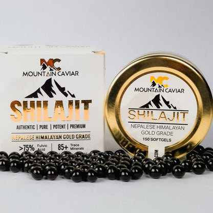 Mountain Caviar – Shilajit Softgels (150 stuks)