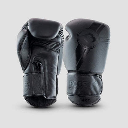 Booster V3 Bokshandschoenen Zwart / Boxing Gloves Dark Side | Leer | Handgemaakt in Thailand