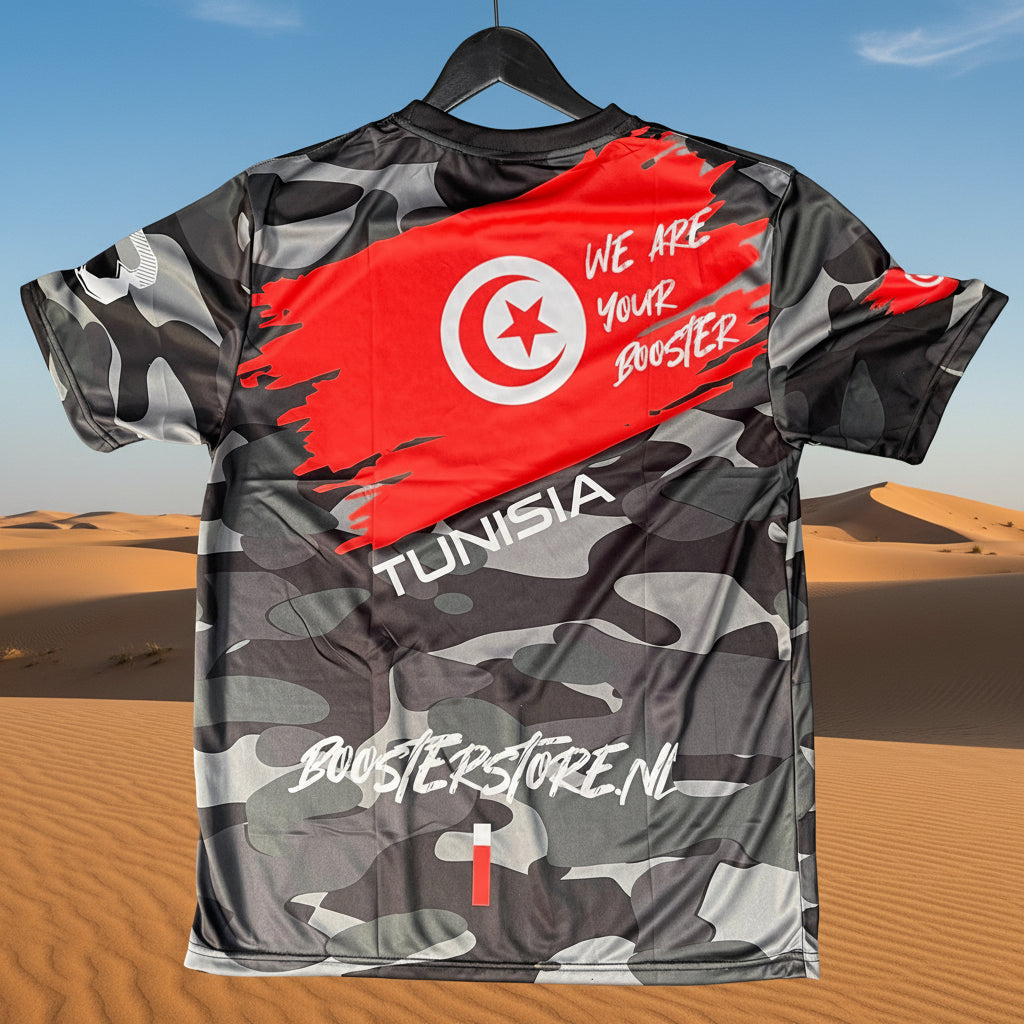 Tunisia Camo Booster shirt back
