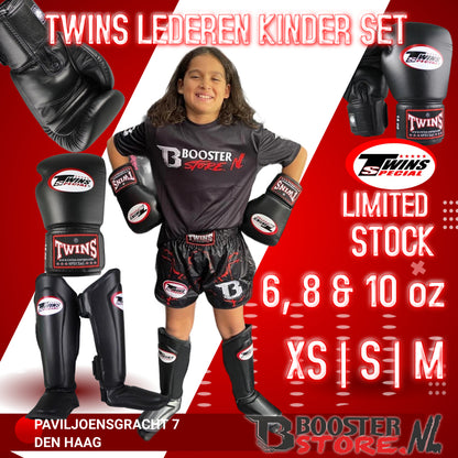 Twins Kids Premium Set – Bokshandschoenen & Lichte Scheenbeschermers