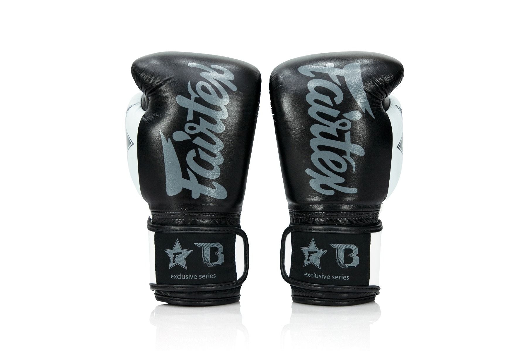 Fairtex bokshandschoenen zwart wit 