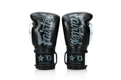 Fairtex bokshandschoenen zwart wit 