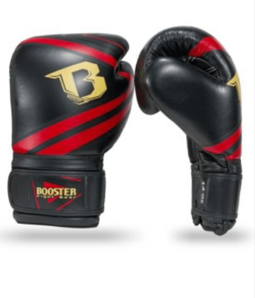 Booster V10 Bokshandschoenen Zwart/ rood 
