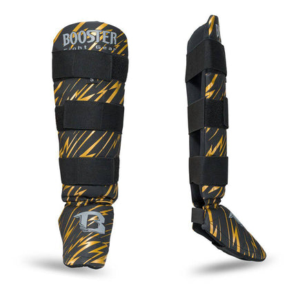 Booster Kinder scheenbeschermers Combat series goud 