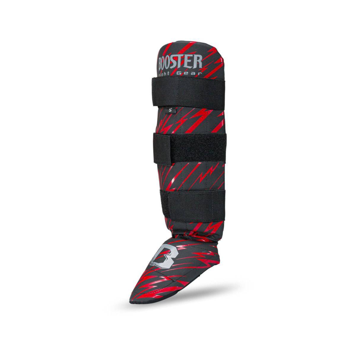 Booster Kinder scheenbeschermers Combat series rood 