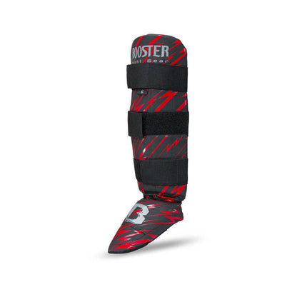 Booster Kinder scheenbeschermers Combat series rood 