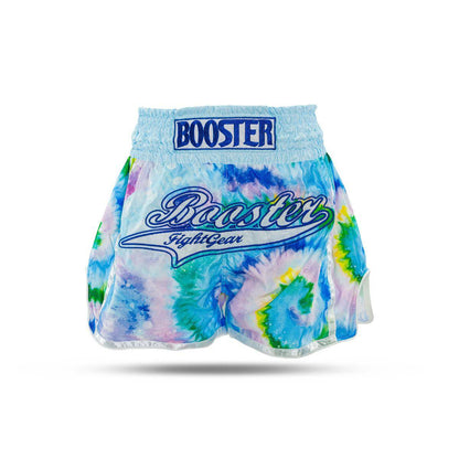 Booster kick boksbroek swirl blauw 