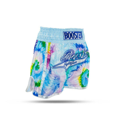 Booster kick boksbroek swirl blauw 