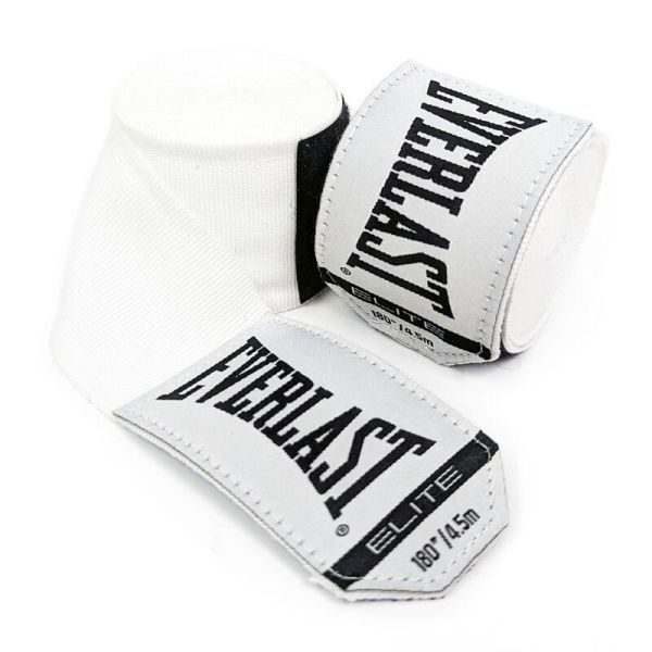 Everlast Elite Handwraps - Wit - 457 cm