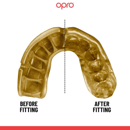 OPRO UFC GOLD Black Metal/Gold - Premium Gebitsbeschermer