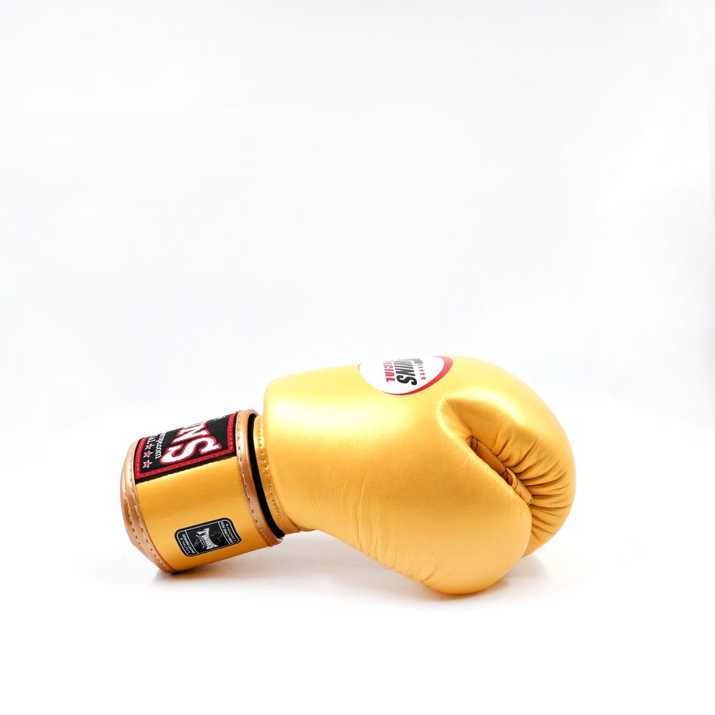Twins Special BGVL-3 Bokshandschoenen Goud | Muay Thai Leder