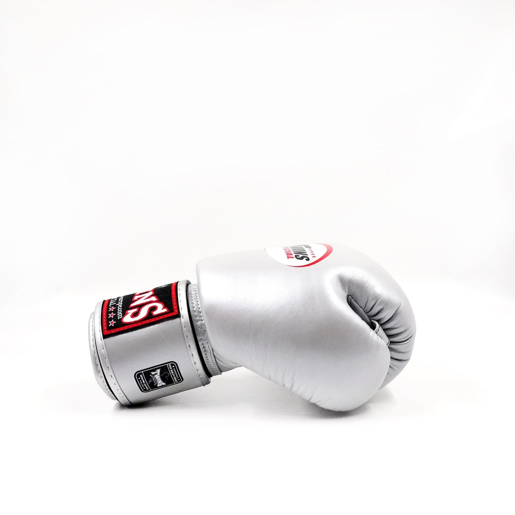 Twins Special BGVL-3 Silver Bokshandschoenen / Boxing Gloves | Handgemaakt Thailand