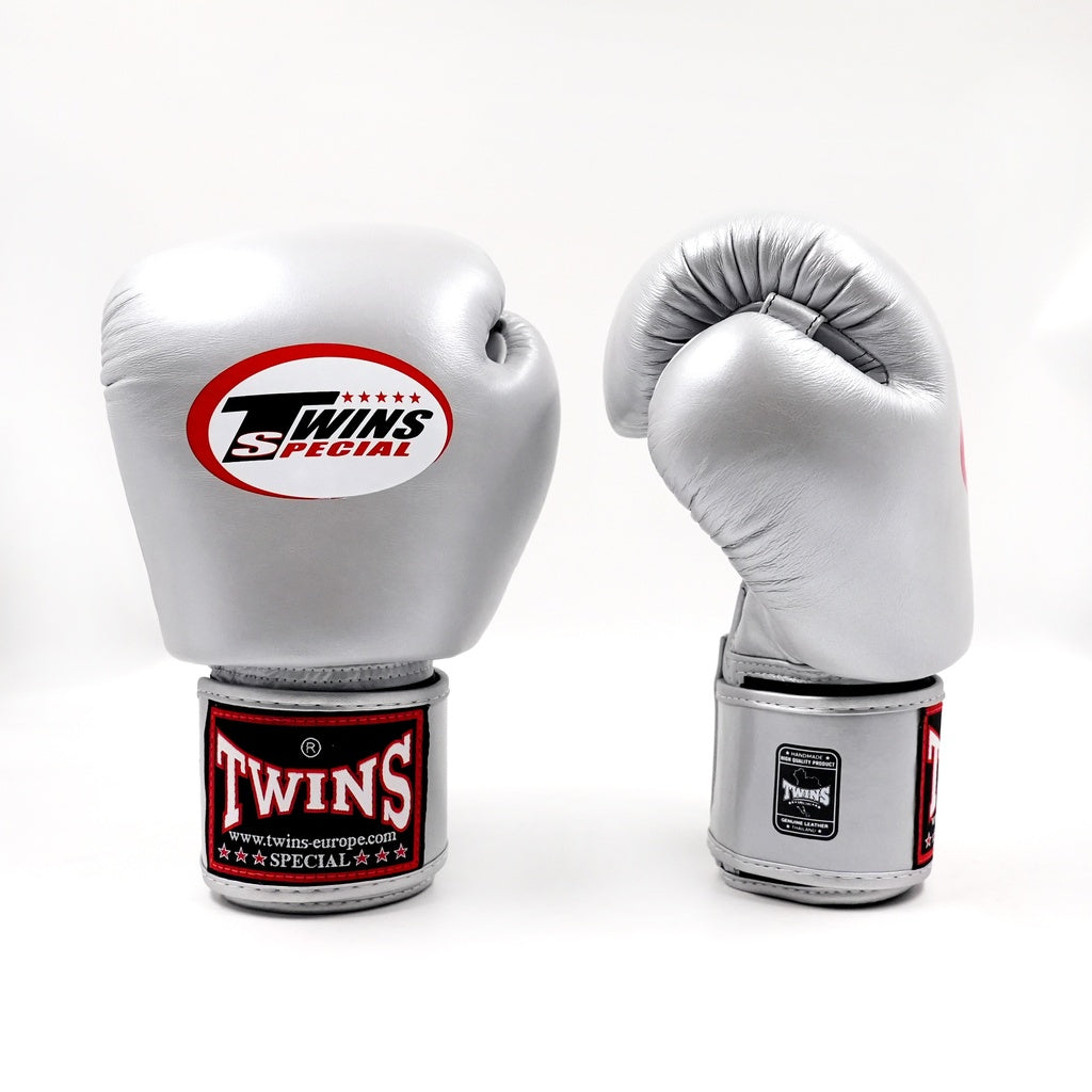 Twins Special BGVL-3 Silver Bokshandschoenen / Boxing Gloves | Handgemaakt Thailand