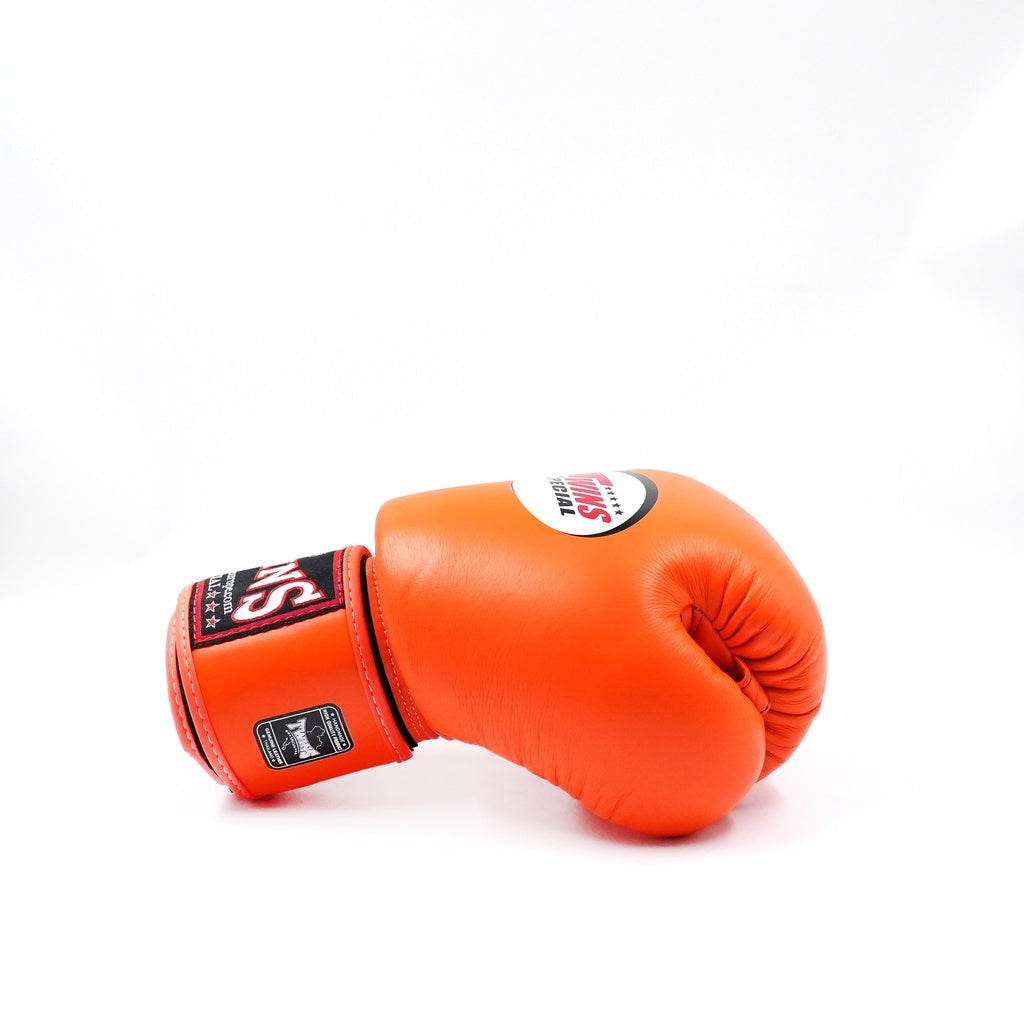Twins Special BGVL-3 Boxing Gloves Orange / Bokshandschoenen Oranje | Muay Thai Leder