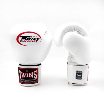 Twins Special BGVL-3 Bokshandschoenen Wit | Iconische Muay Thai Leder