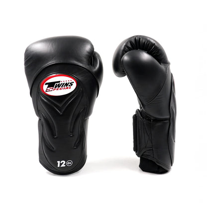 Twins Special BGVL-6 Deluxe Bokshandschoenen Zwart / Boxing Gloves Black | Extra Padding | Handgemaakt Thailand