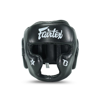 FXB HG Black Headguard – Fairtex x Booster Hoofdbeschermer voor Sparring