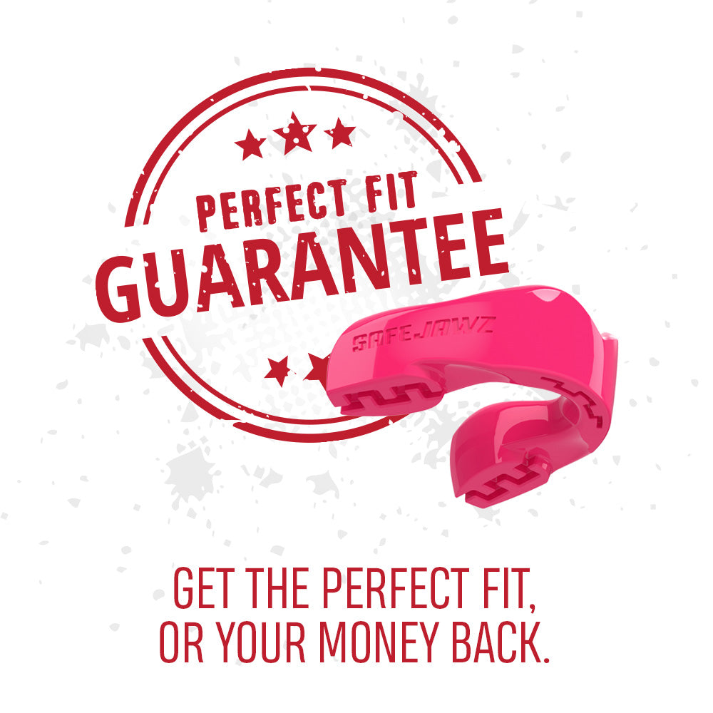 SAFEJAWZ Roze Fluid Fit Bitje – INTRO PINK