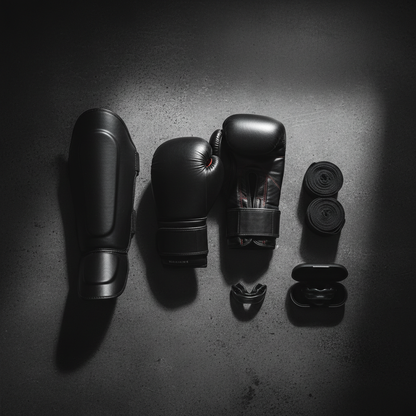 Booster Complete Starter Kit / kickboks Starters pakket | Bokshandschoenen, scheenbeschermers Bandages & Bitje