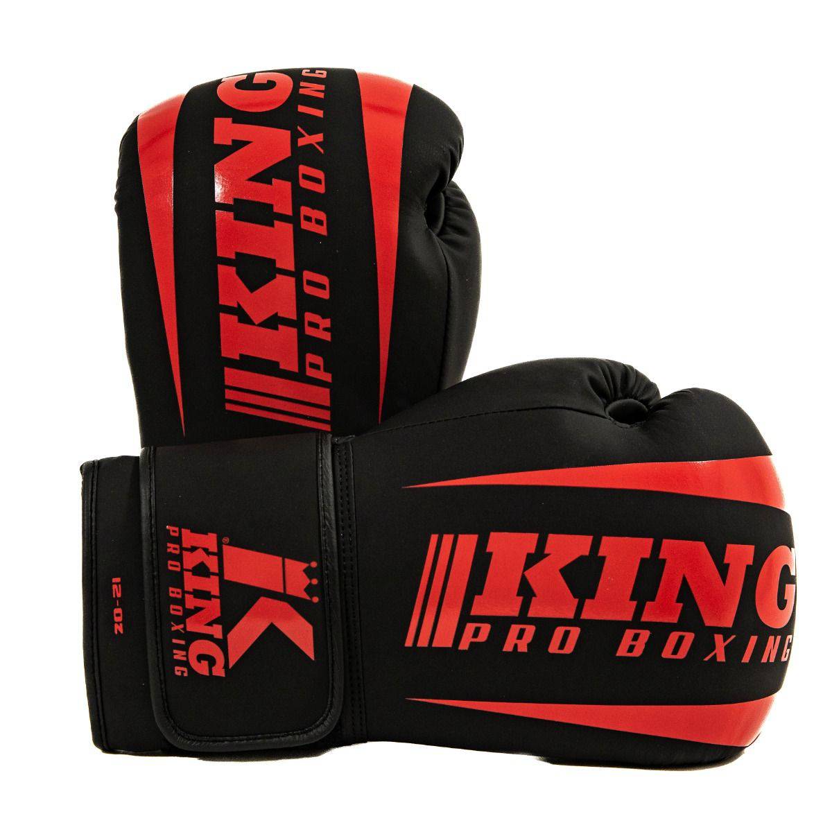 King bokshandschoenen zwart/ rood 