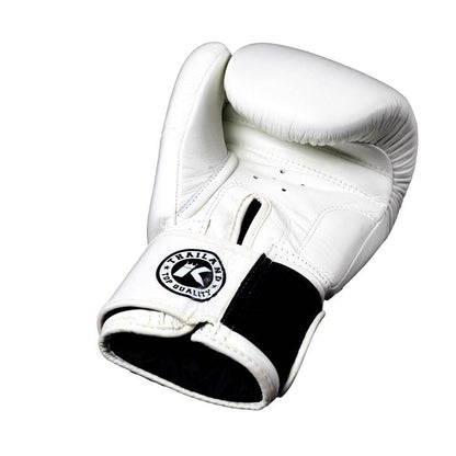 King leer (Kick)Bokshandschoenen wit 