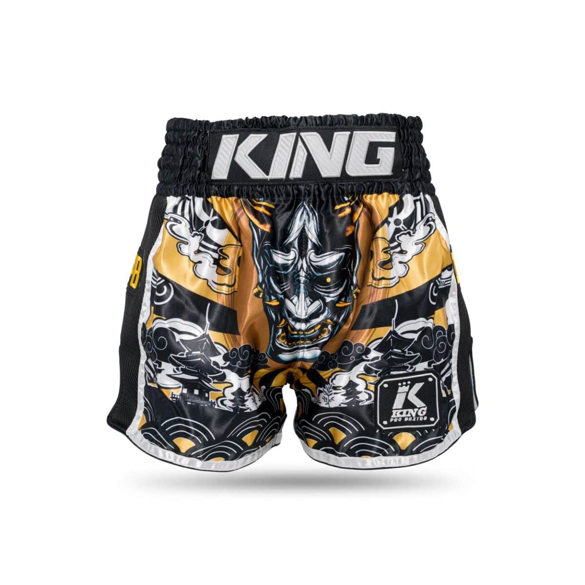 King Pro Boxing Hanya Muay thai Kickboks broek goud 