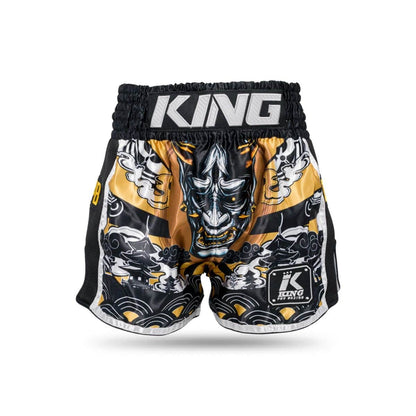 King Pro Boxing Hanya Muay thai Kickboks broek goud 