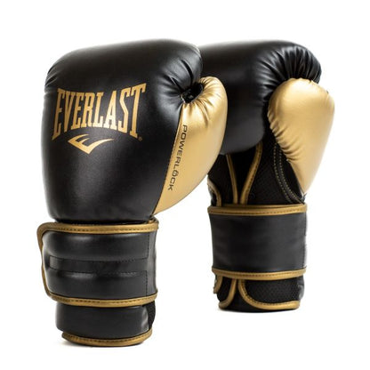 Everlast Powerlock 2R Training Gloves Zwart/Goud 