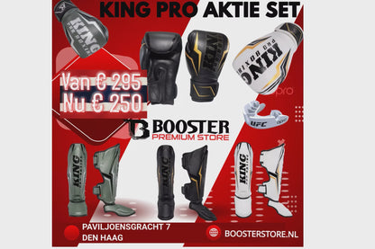 King Pro Boxing Thor Actie Set – Bokshandschoenen & Scheenbeschermers