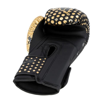 King hexagon kinder bokshandschoenen goud 