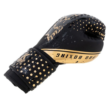 King hexagon kinder bokshandschoenen goud 