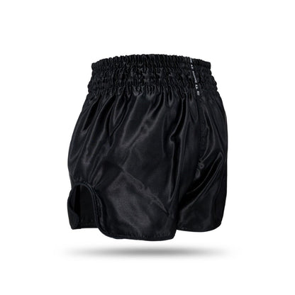 Muay Thai Short Booster TBT Thunder BK/WH