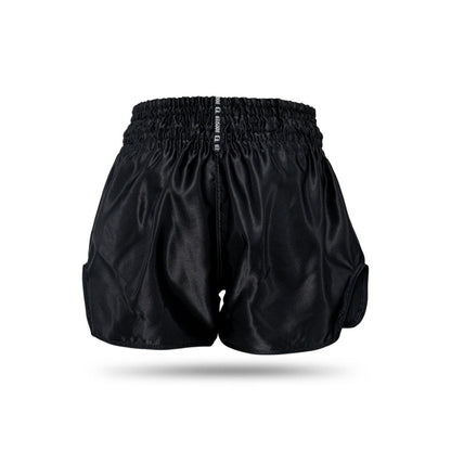 Muay Thai Short Booster TBT Thunder BK/WH